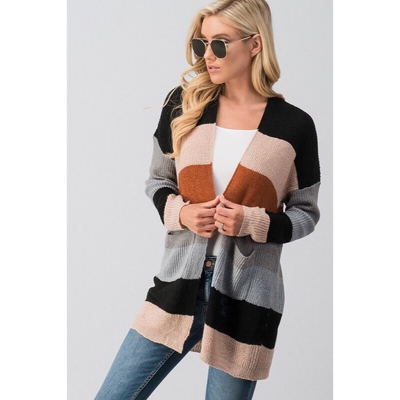 Striped cardigan - Picture 3 of 8